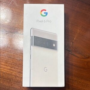 “Google” Pixel 6 Pro in Cloudy White, 256 GB, Unlocked, Like New